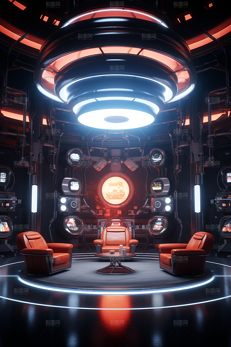 C4D科幻空间高清想象力背景
