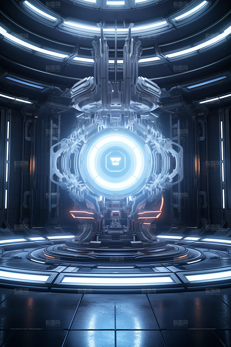 C4D科幻空间科技高清背景