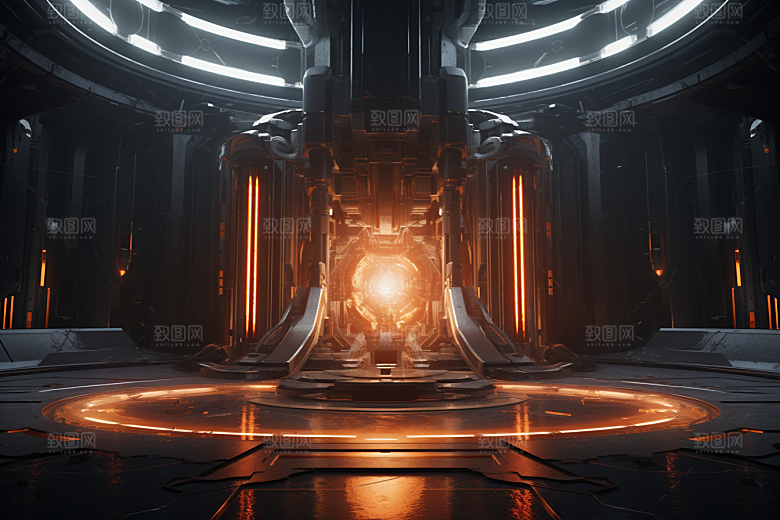 C4D科幻空间想象力空间背景