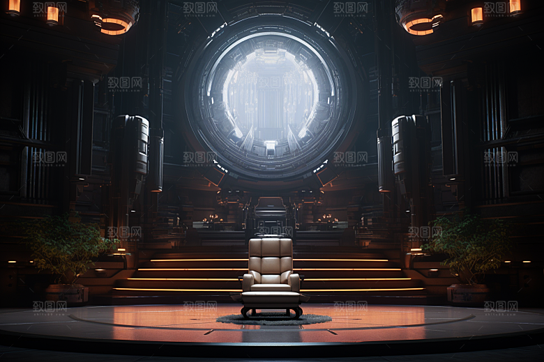 C4D科幻空间空间高清背景