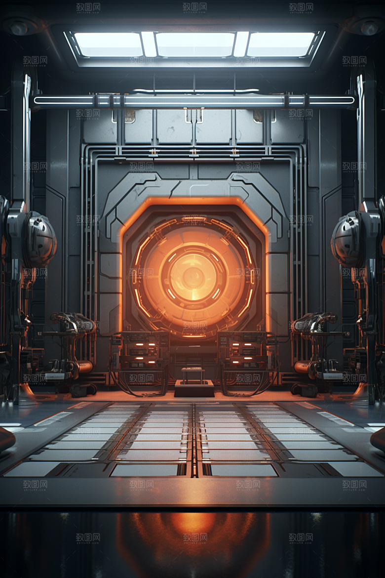C4D科幻空间渲染科技背景