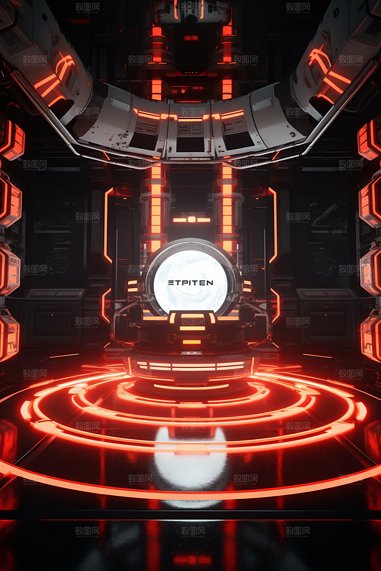 C4D科幻空间空间高清背景