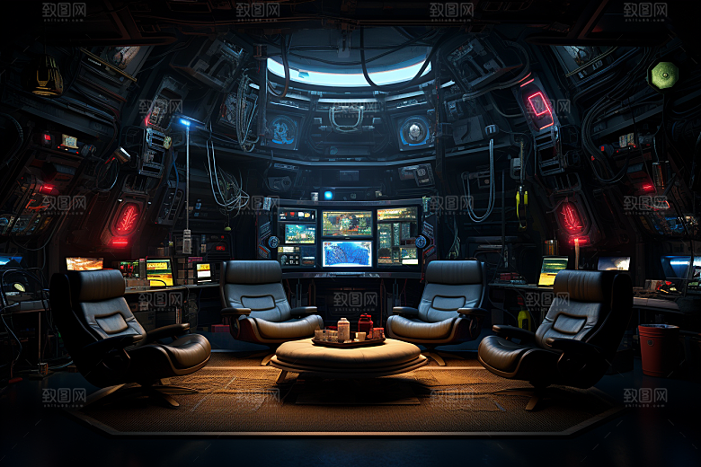 C4D科幻空间模型空间背景
