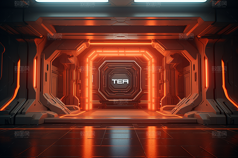 C4D科幻空间效果空间背景