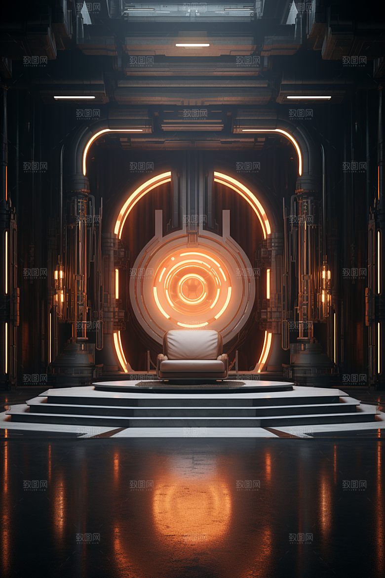 C4D科幻空间效果高清背景