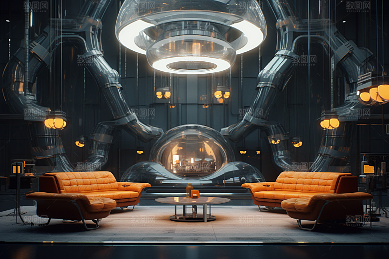 C4D科幻空间高清3D背景
