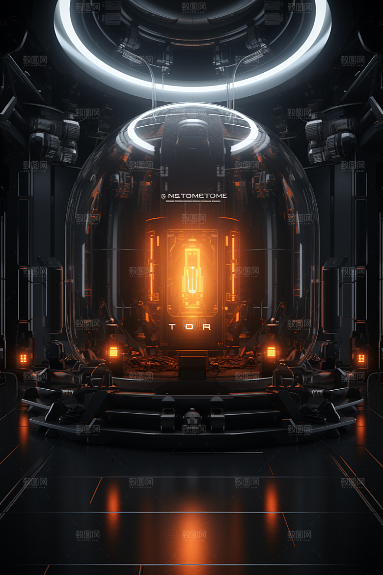 C4D科幻空间想象力高清背景