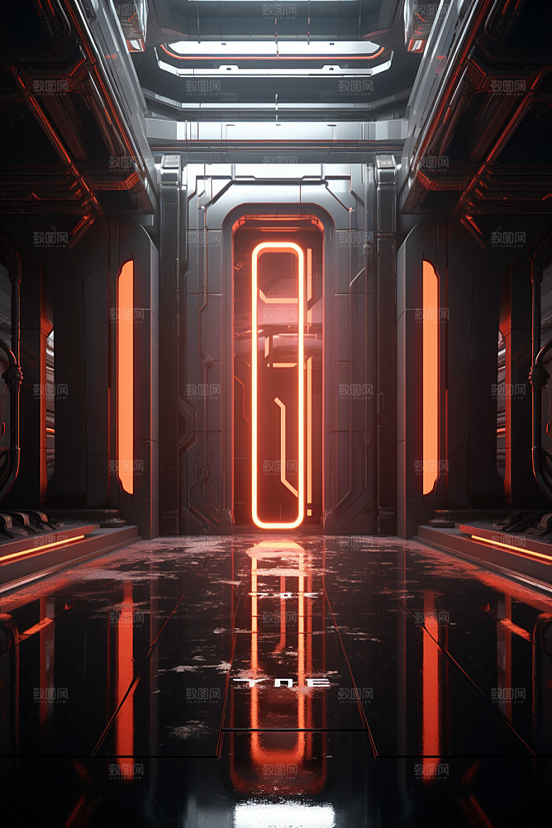 C4D科幻空间渲染空间背景