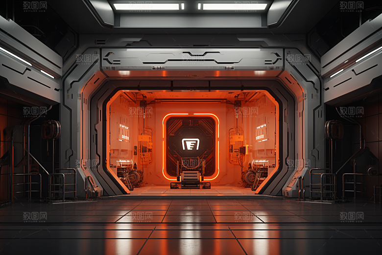 C4D科幻空间空间高清背景