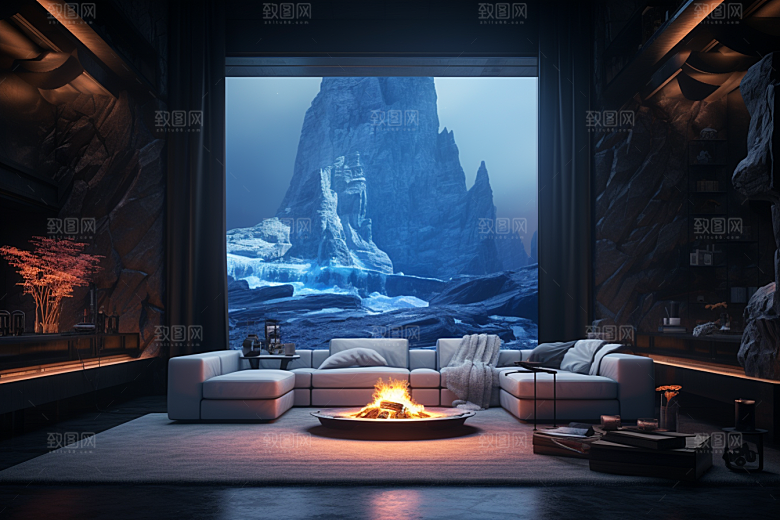 C4D科幻空间渲染空间背景
