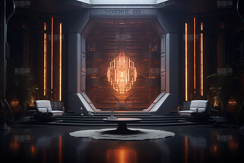 C4D科幻空间高清3D背景