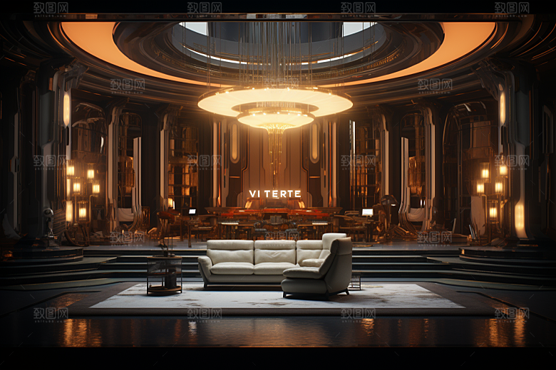 C4D科幻空间想象力空间背景