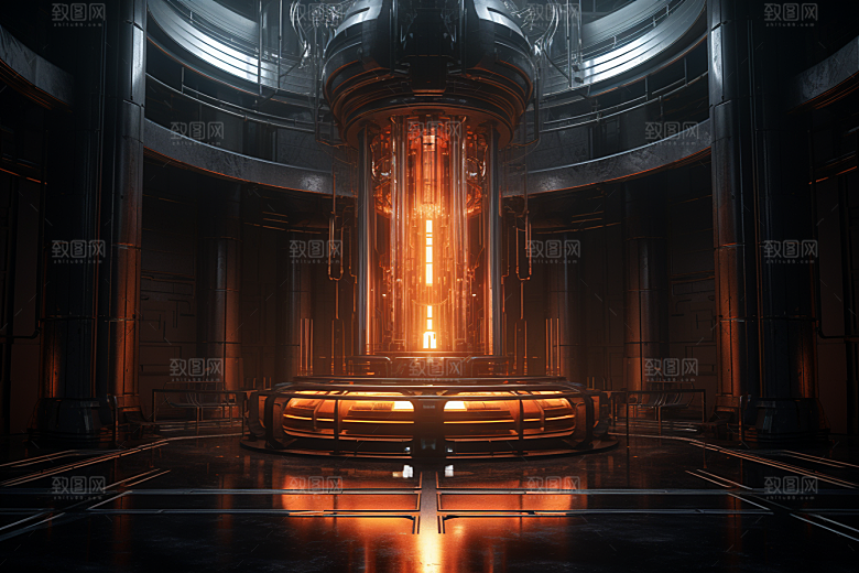 C4D科幻空间想象力科技背景
