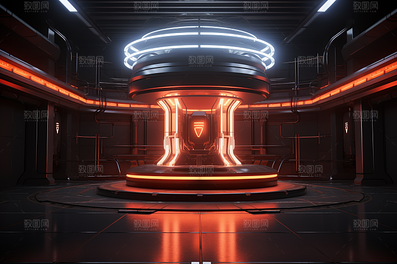 C4D科幻空间高清3D背景