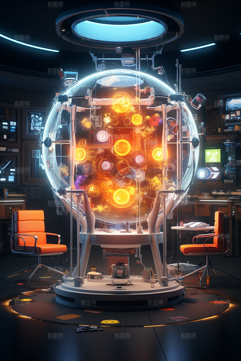 C4D科幻空间科技空间背景