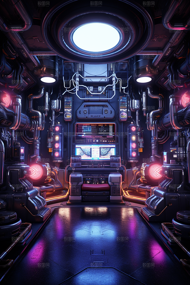 C4D科幻空间空间想象力背景