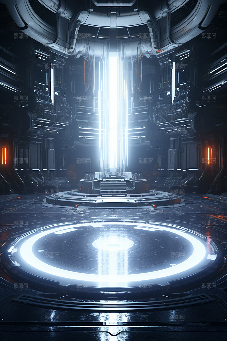 C4D科幻空间空间效果背景