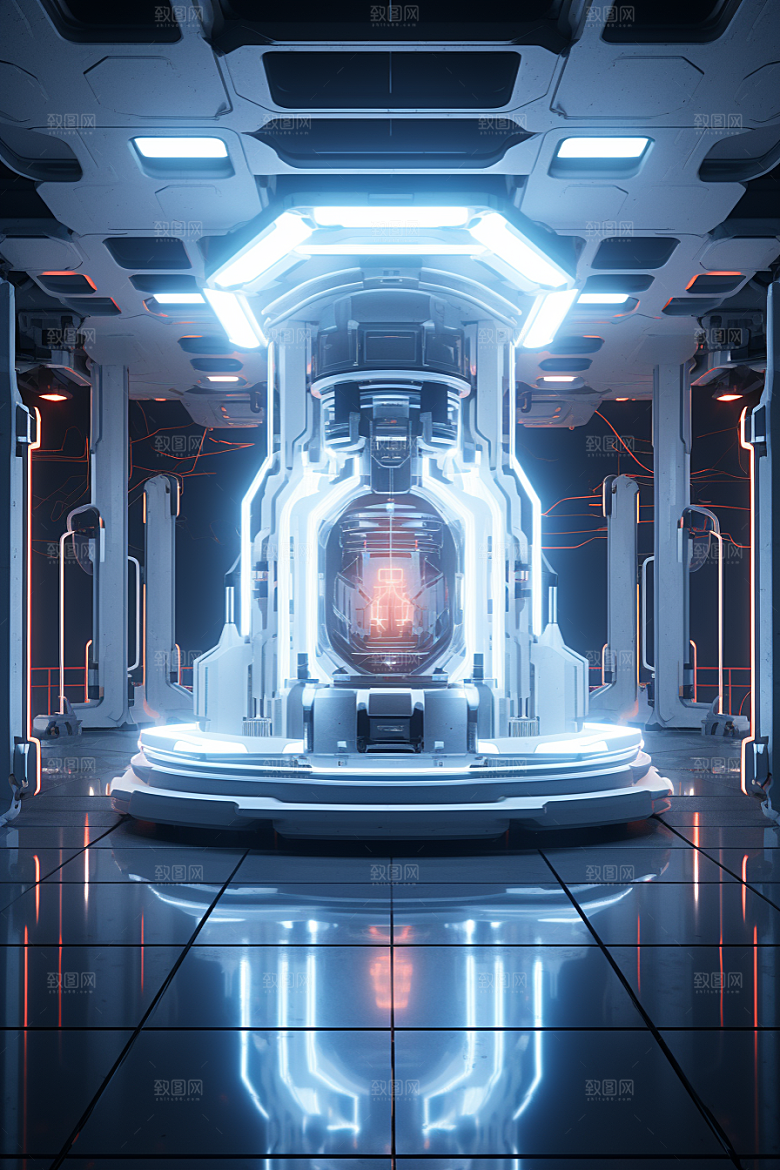 C4D科幻空间空间效果背景