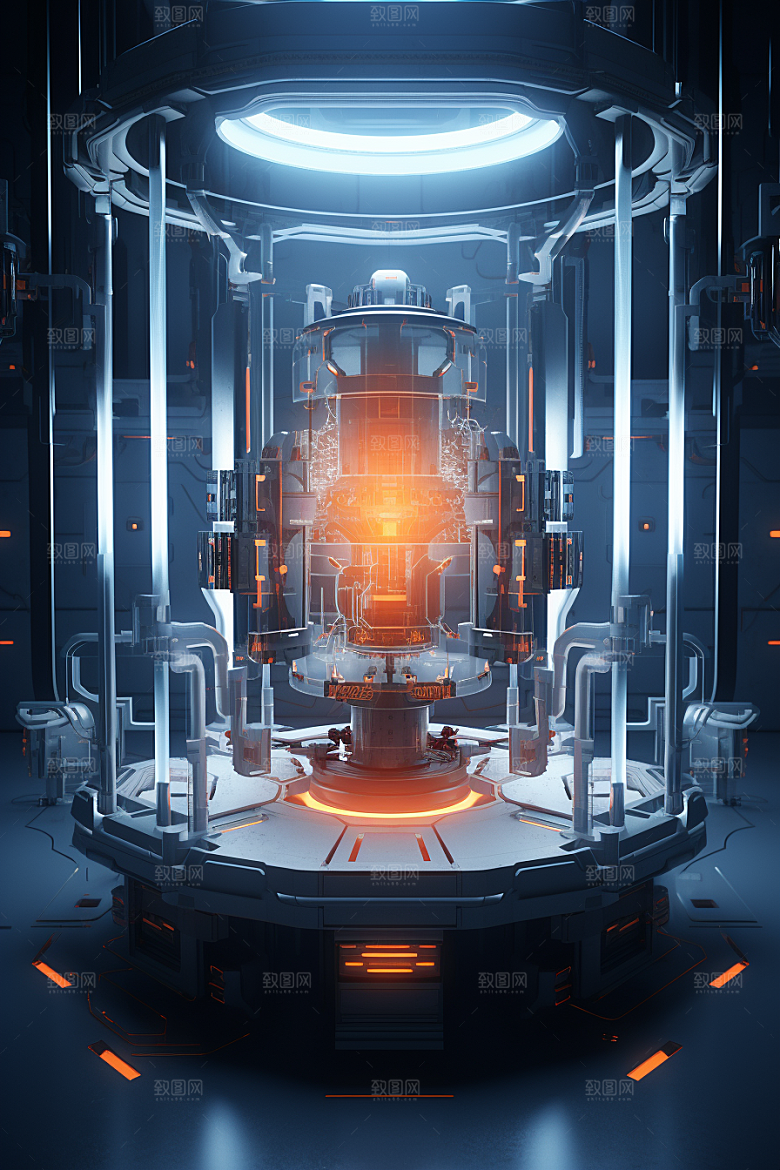 C4D科幻空间效果渲染背景
