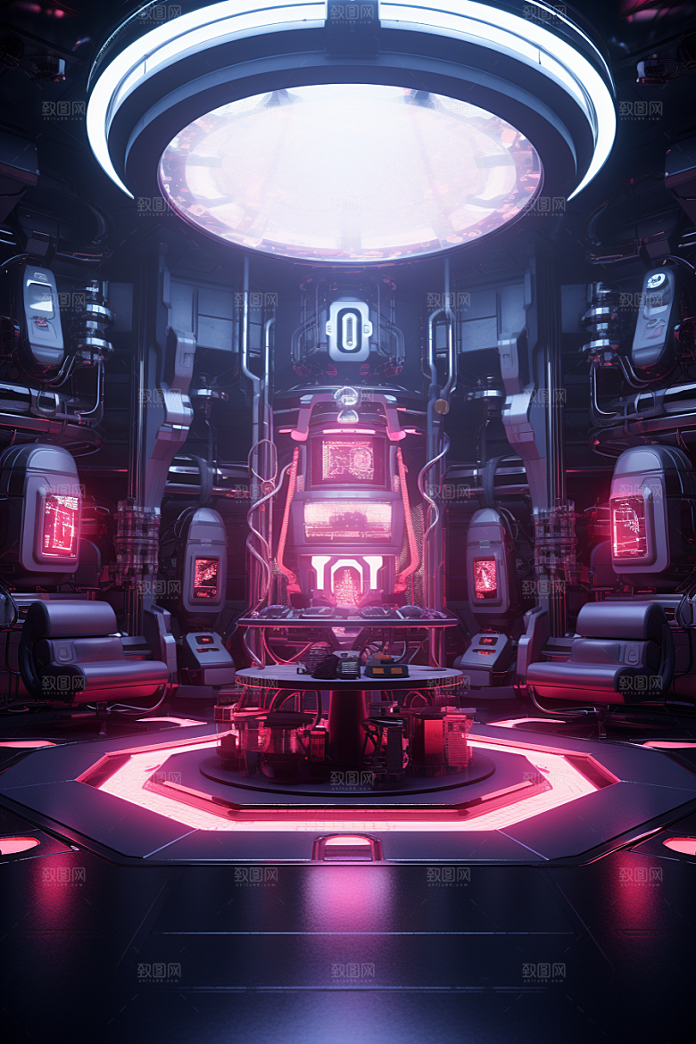 C4D科幻空间渲染想象力背景