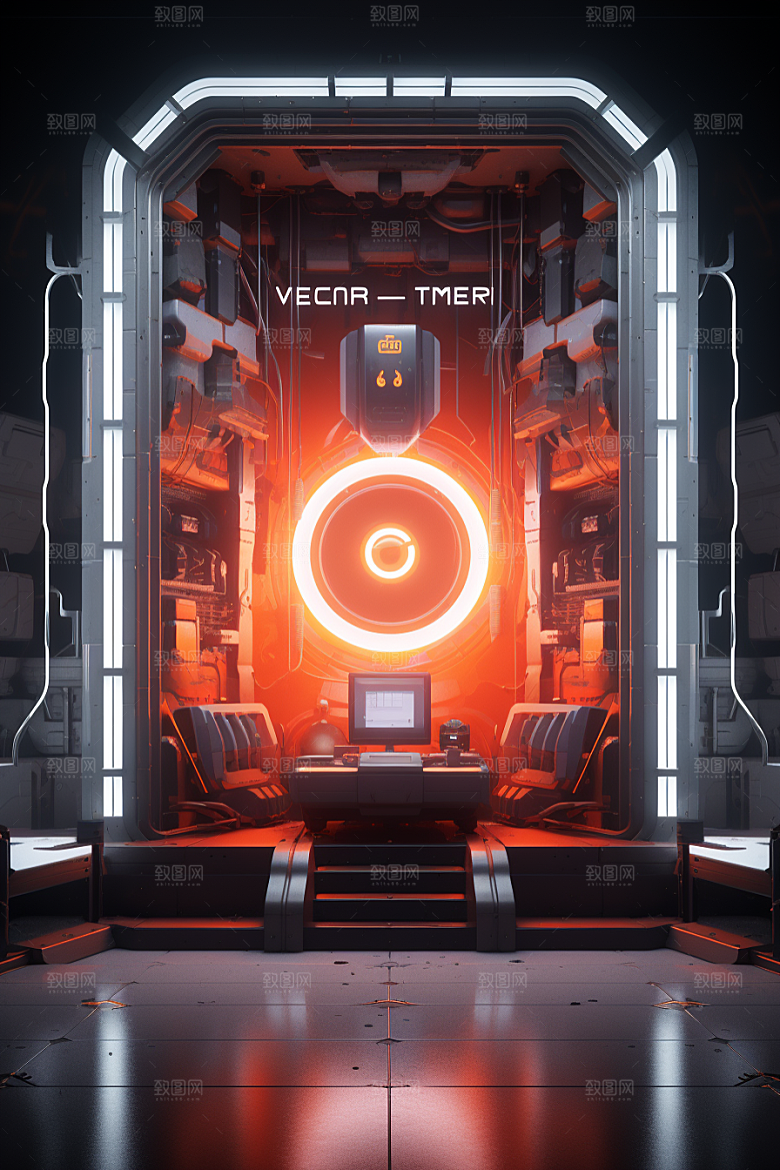 C4D科幻空间空间效果背景