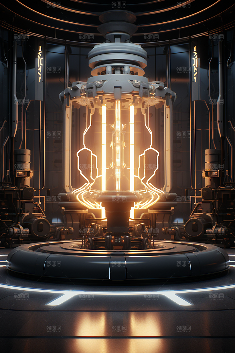 C4D科幻空间科技立体背景