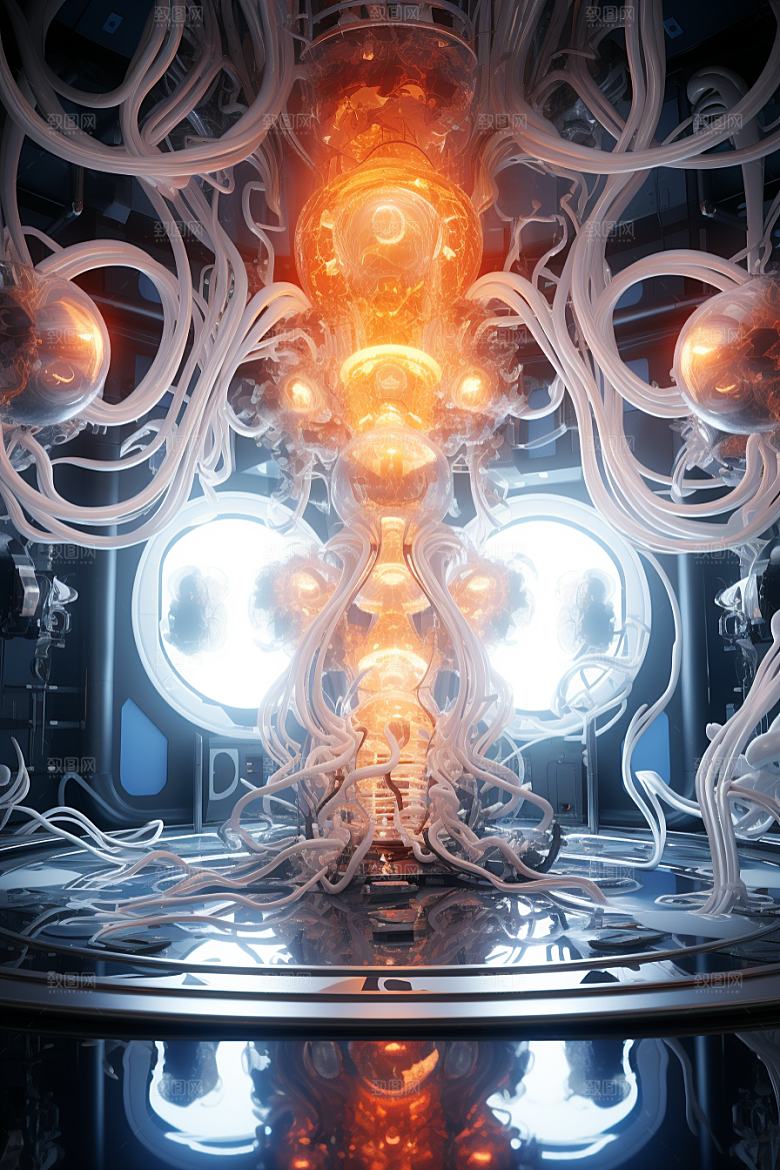 C4D科幻空间空间效果背景