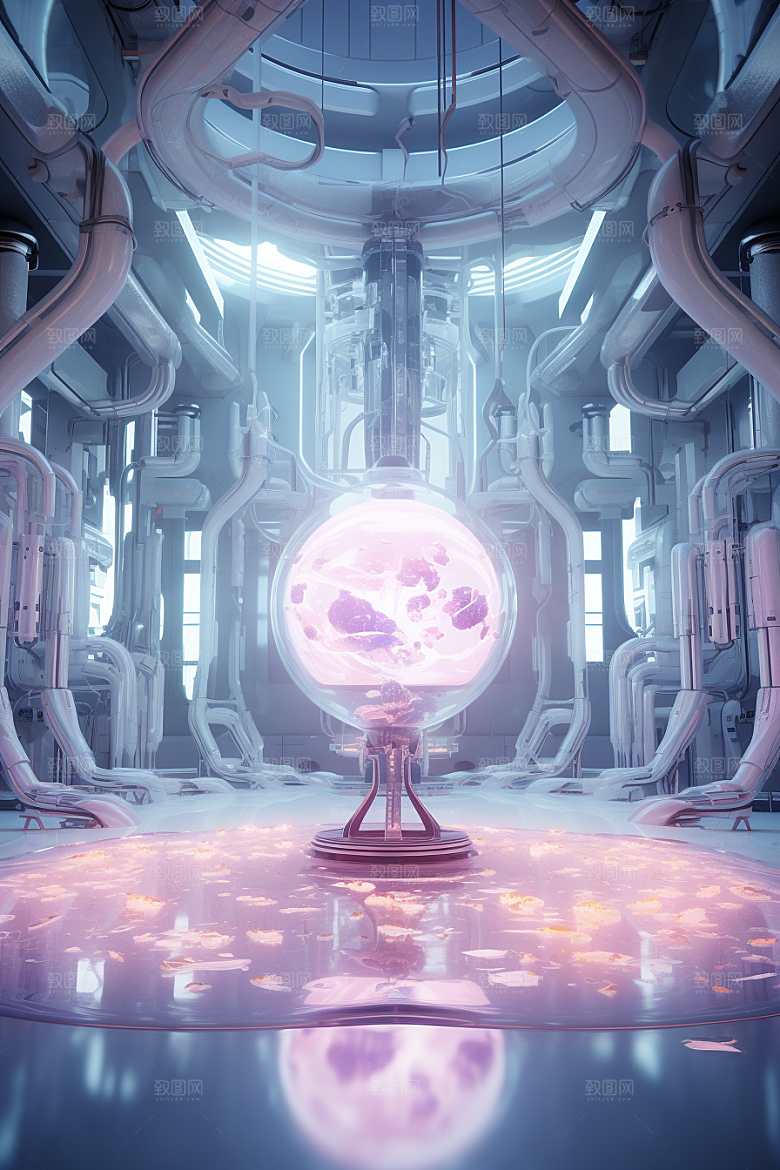 C4D科幻空间空间想象力背景