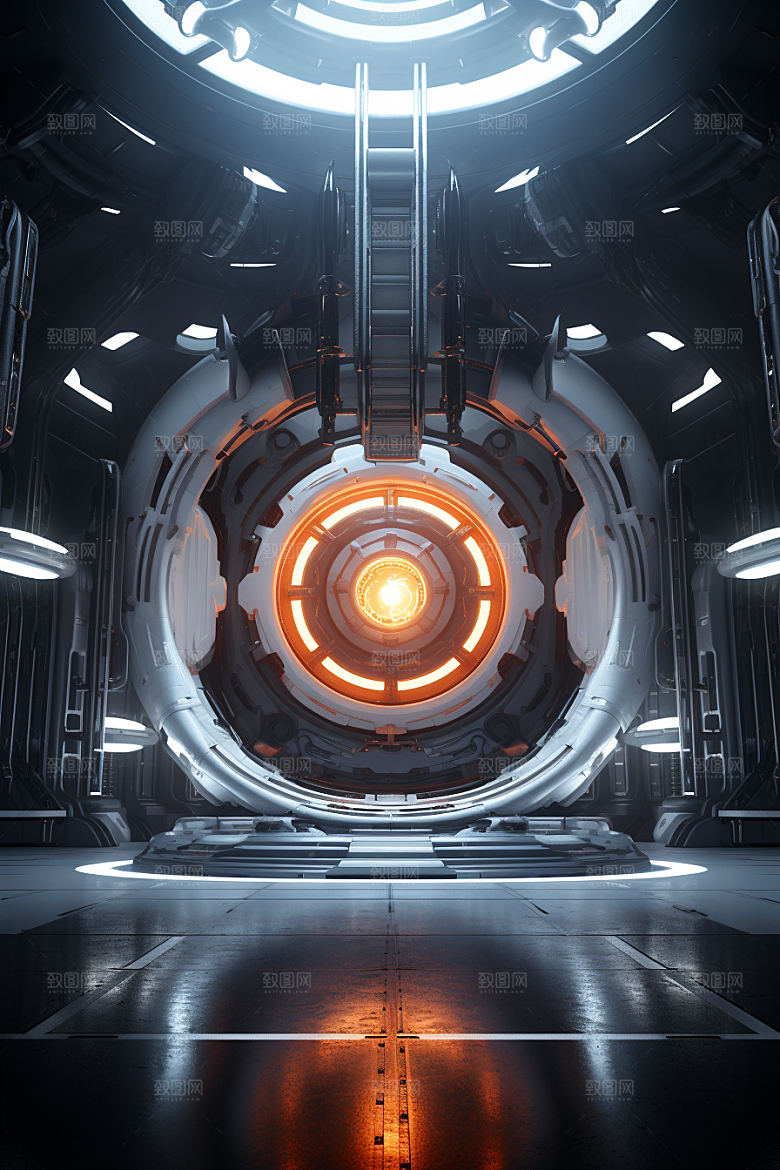 C4D科幻空间空间3D背景