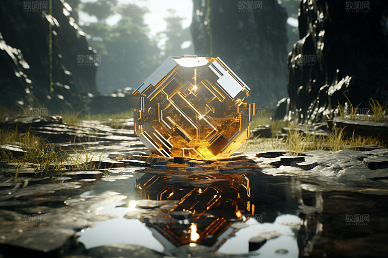 C4D科幻空间空间高清背景