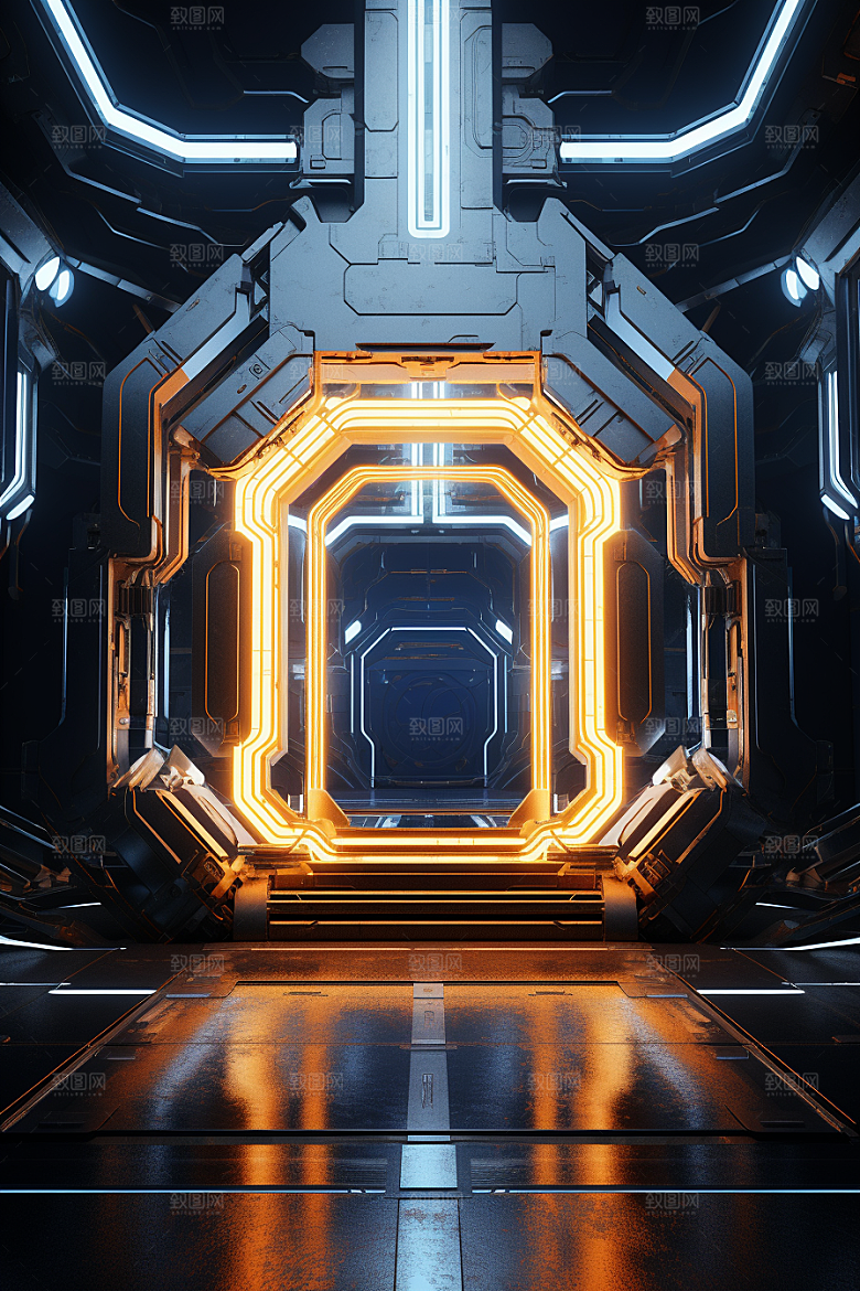 C4D科幻空间高清想象力背景