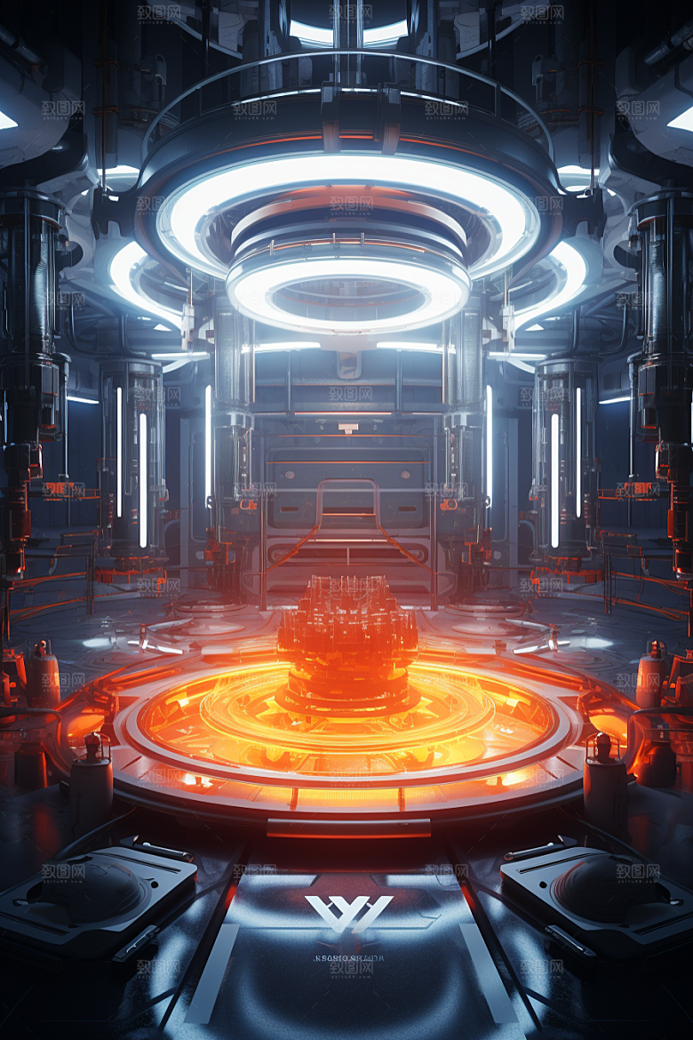 C4D科幻空间效果3D背景