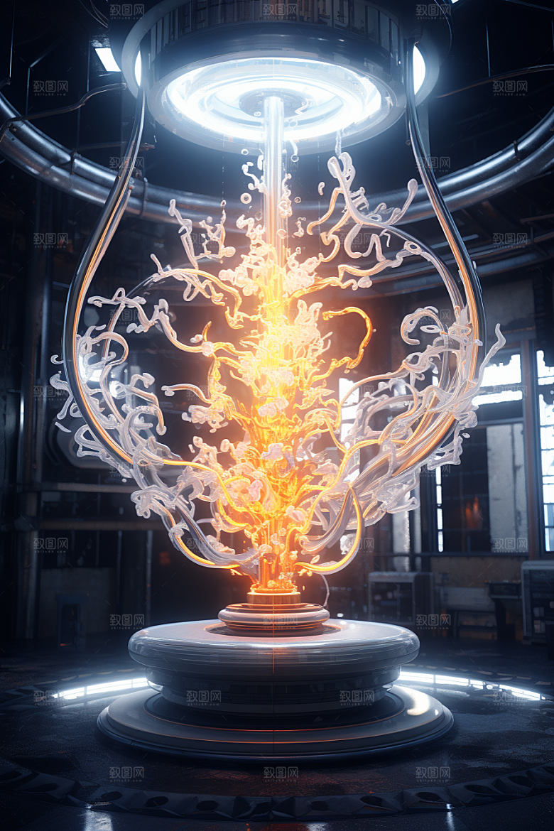 C4D科幻空间想象力渲染背景