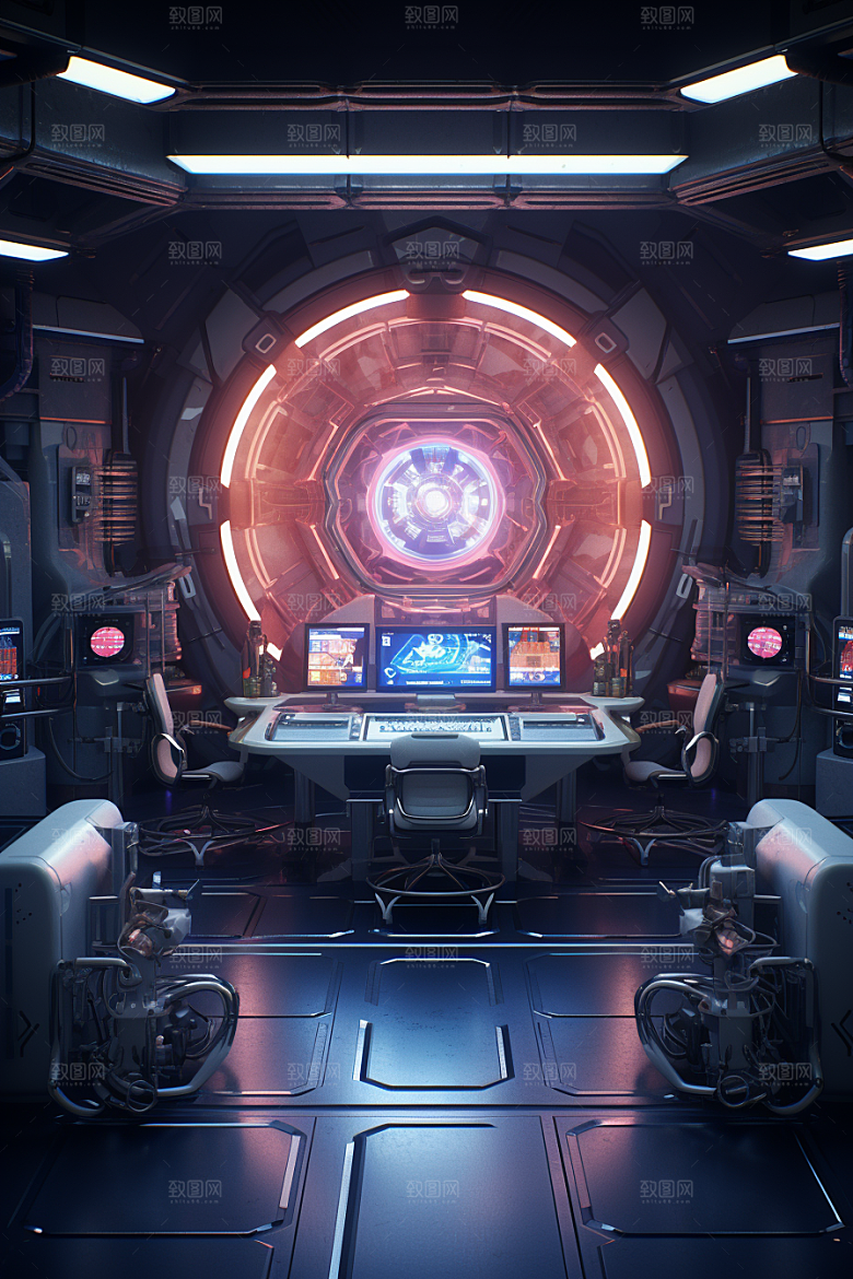 C4D科幻空间想象力效果背景