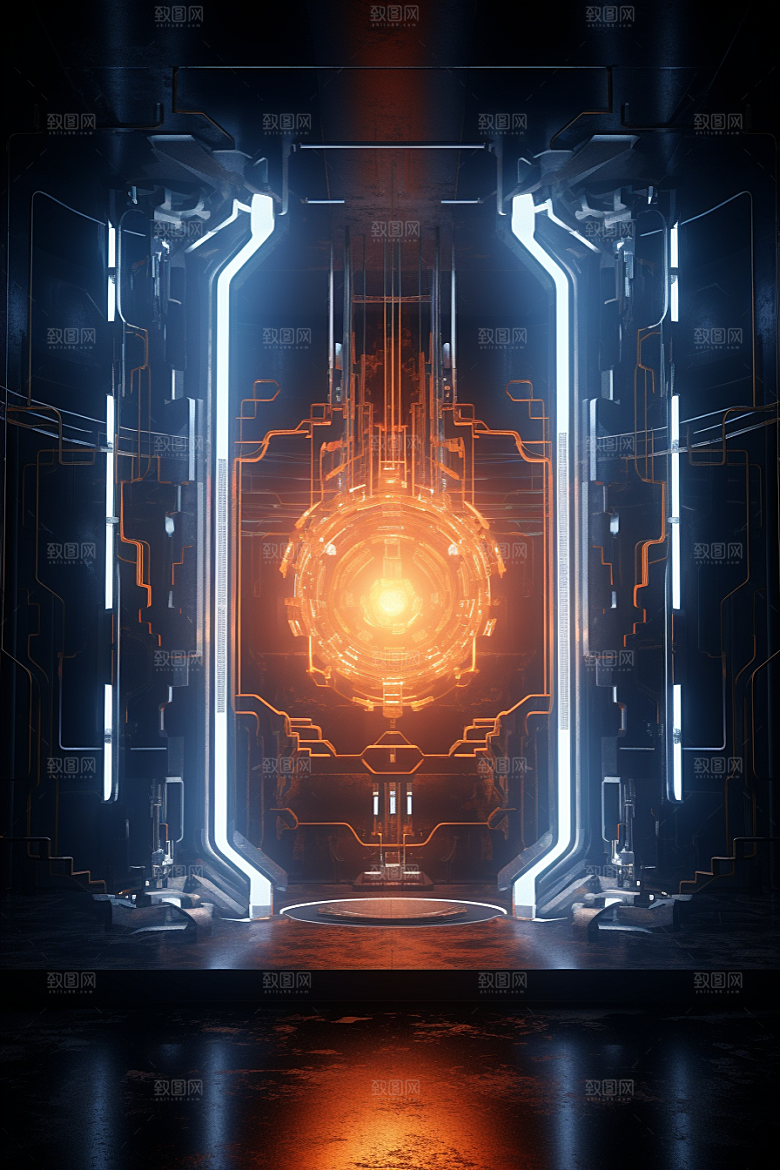 C4D科幻空间高清3D背景