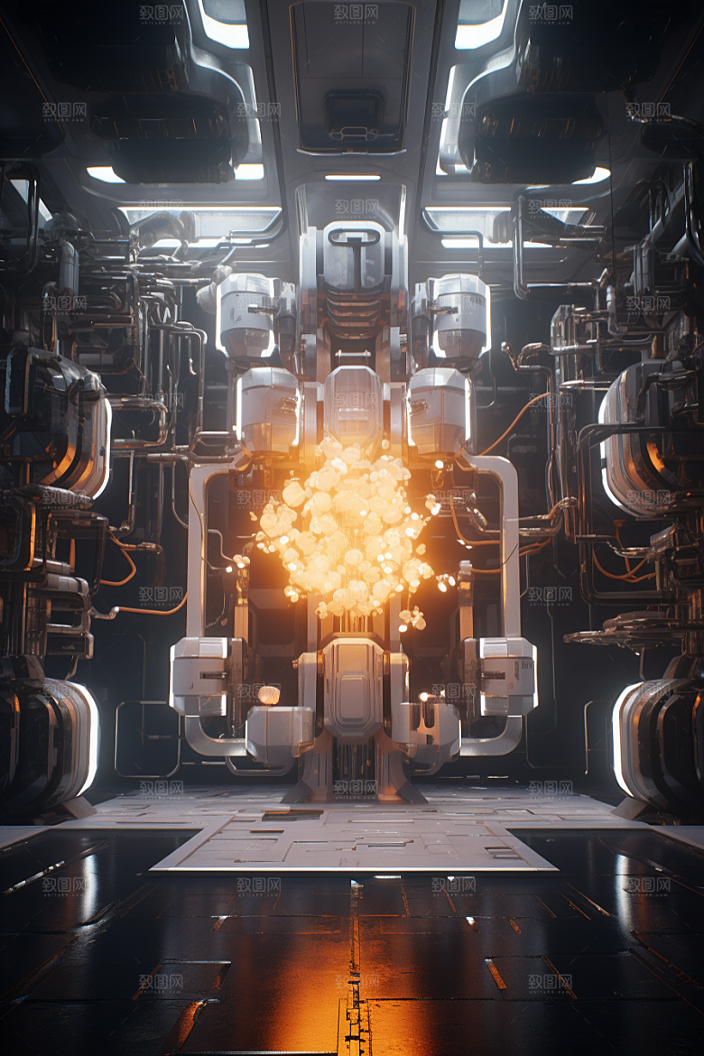 C4D科幻空间空间效果背景