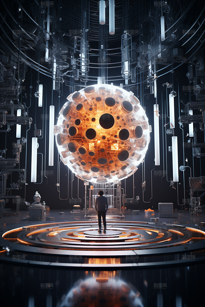 C4D科幻空间科技高清背景