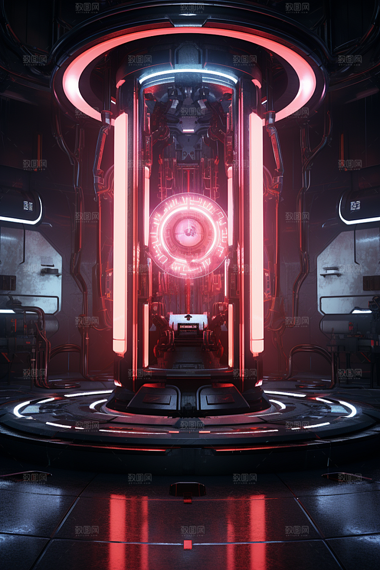 C4D科幻空间立体高清背景