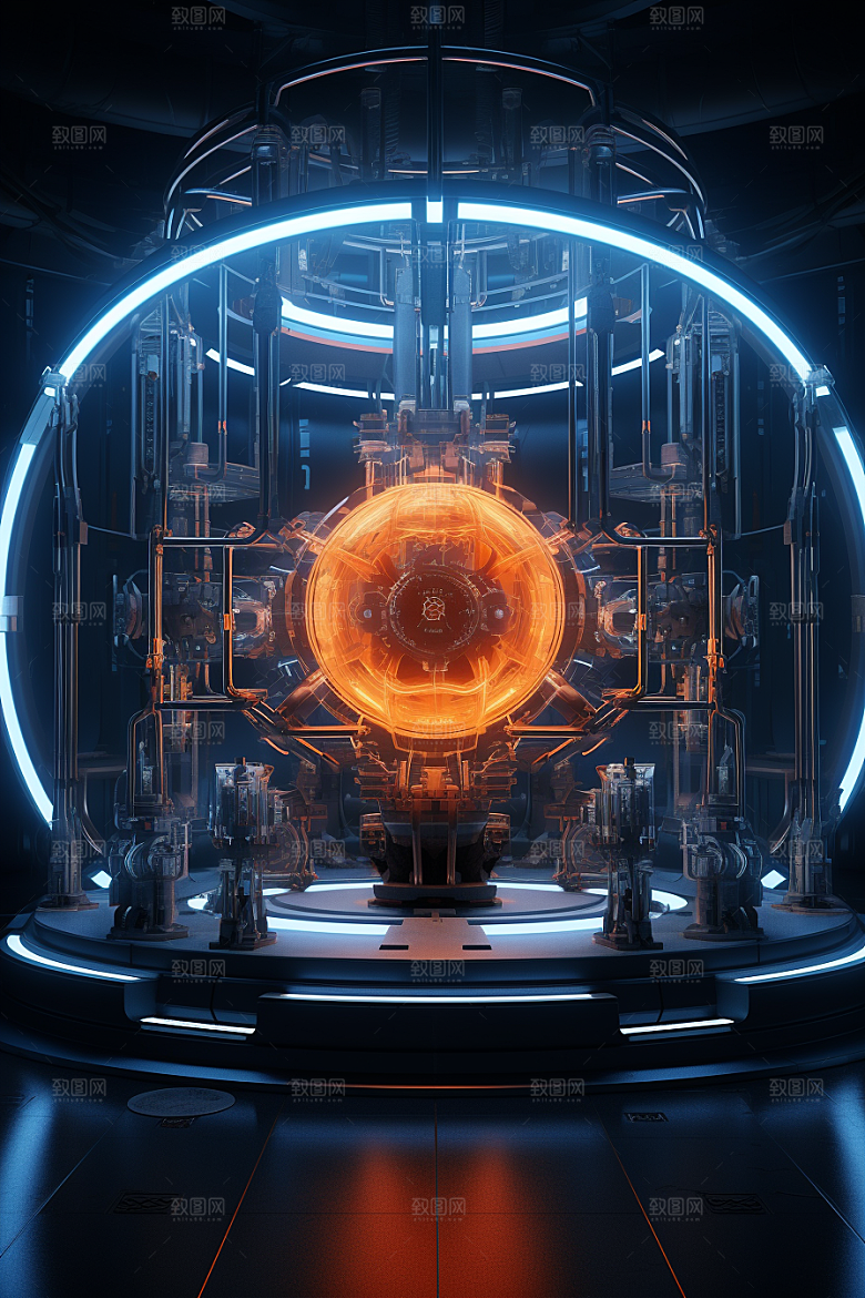 C4D科幻空间想象力立体背景