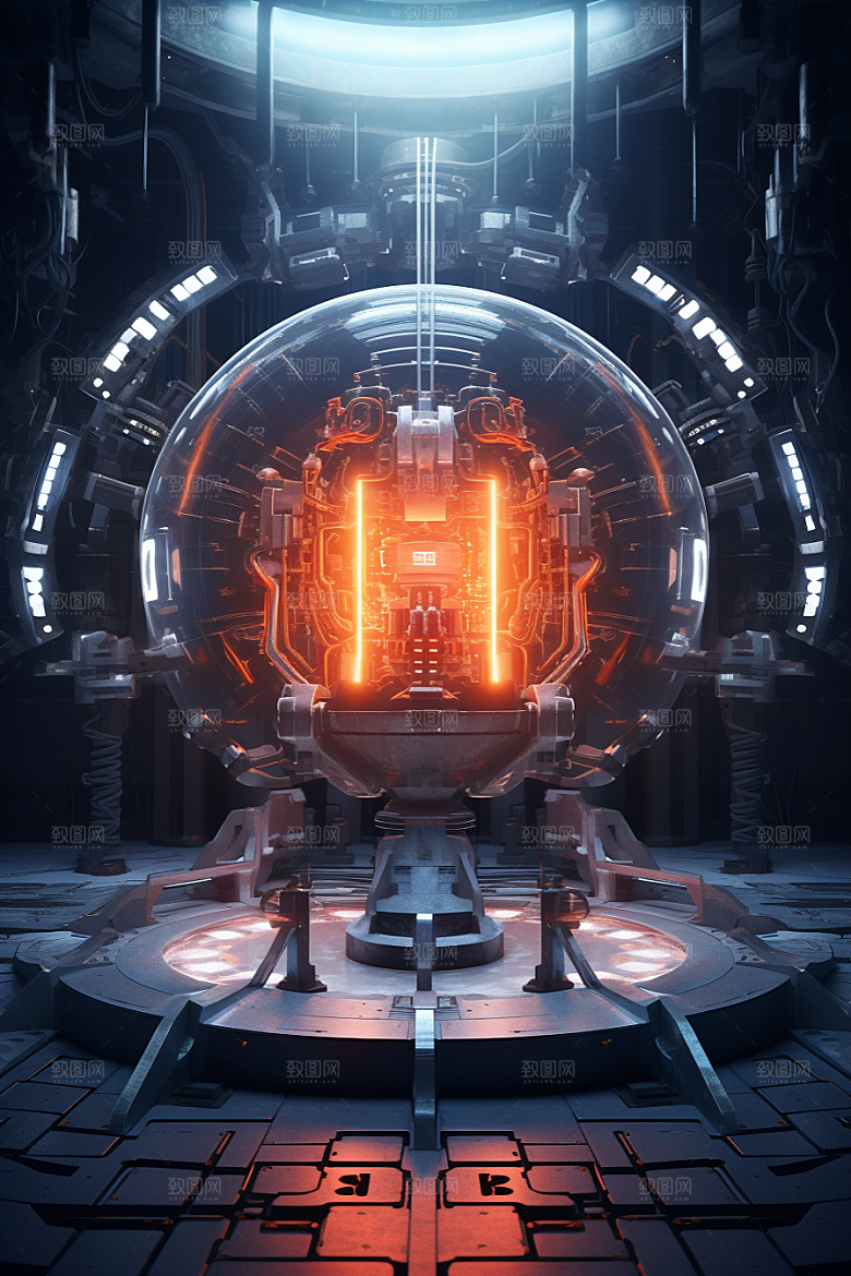 C4D科幻空间科技未来感背景