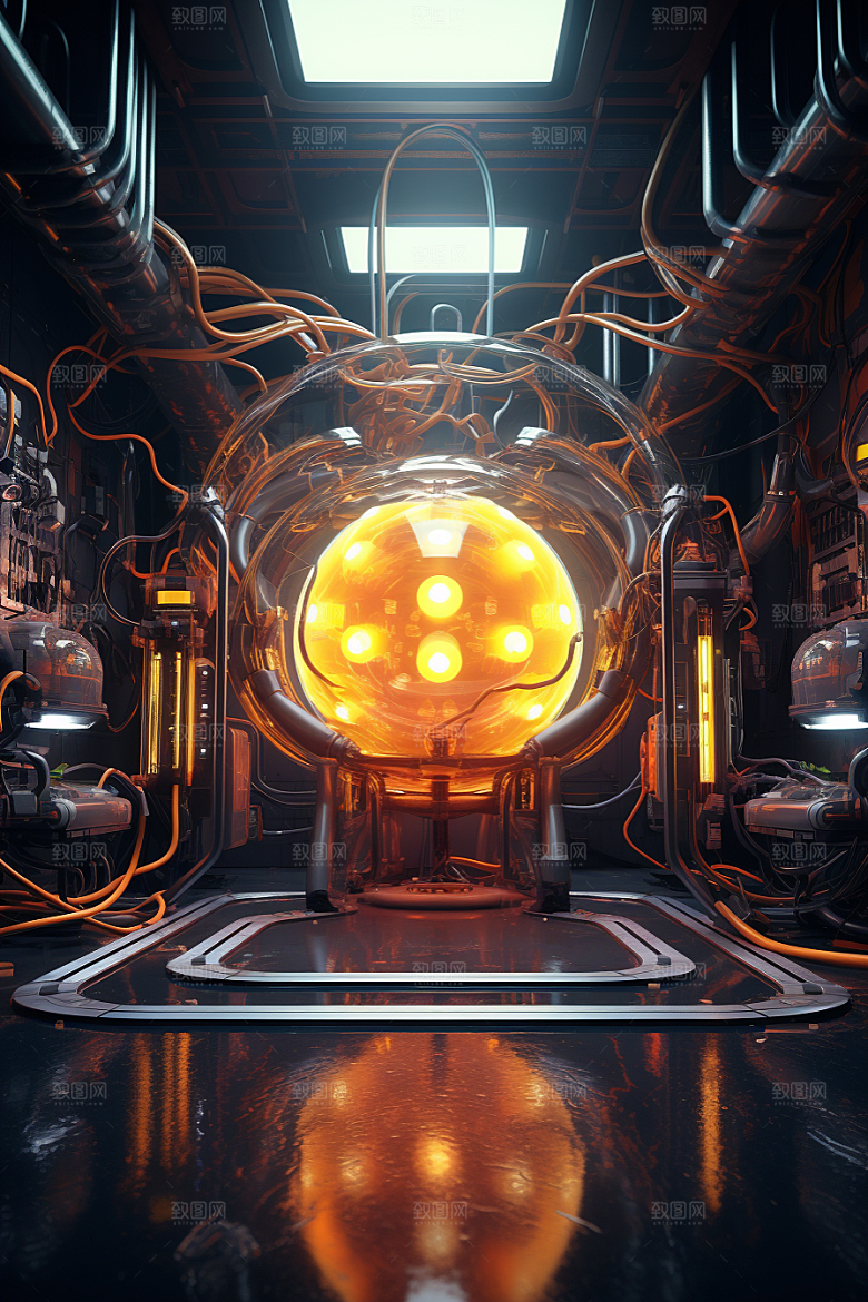 C4D科幻空间立体高清背景