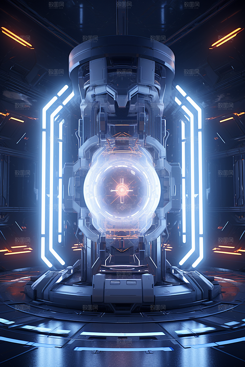 C4D科幻空间高清3D背景