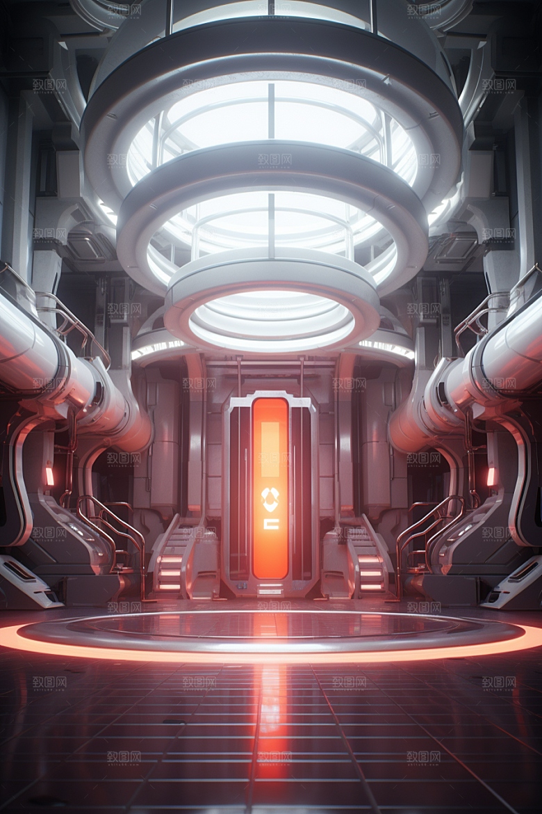 C4D科幻空间高清想象力背景