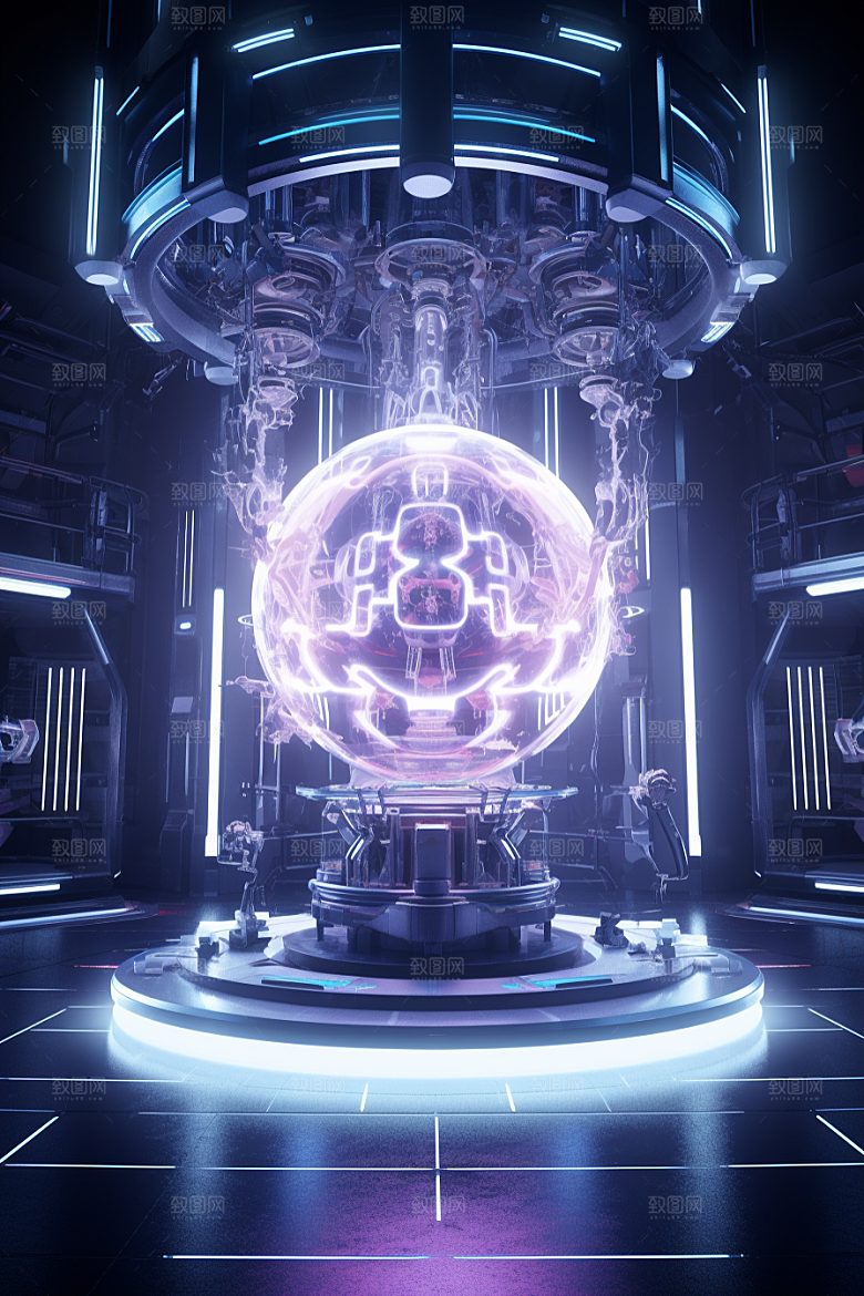 C4D科幻空间高清立体背景