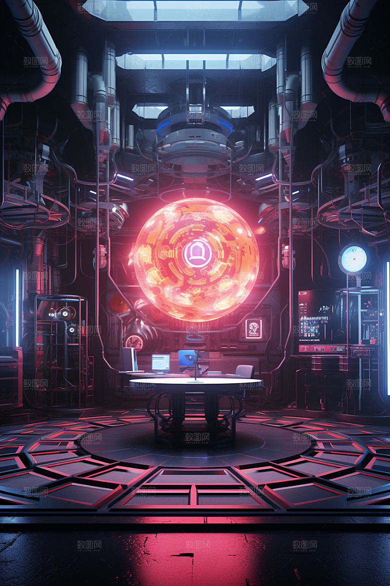 C4D科幻空间想象力空间背景