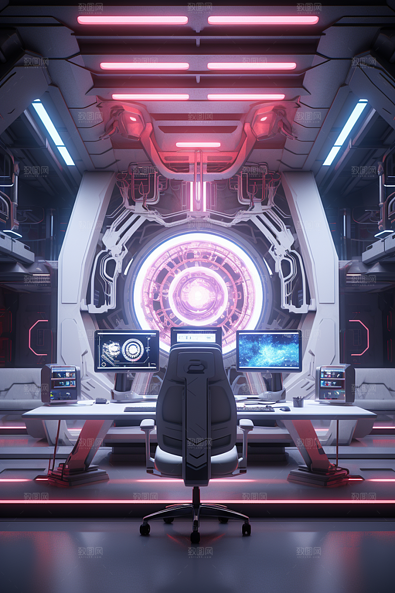 C4D科幻空间空间高清背景