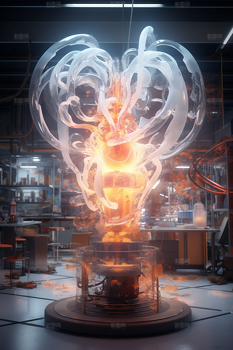 C4D科幻空间科技渲染背景
