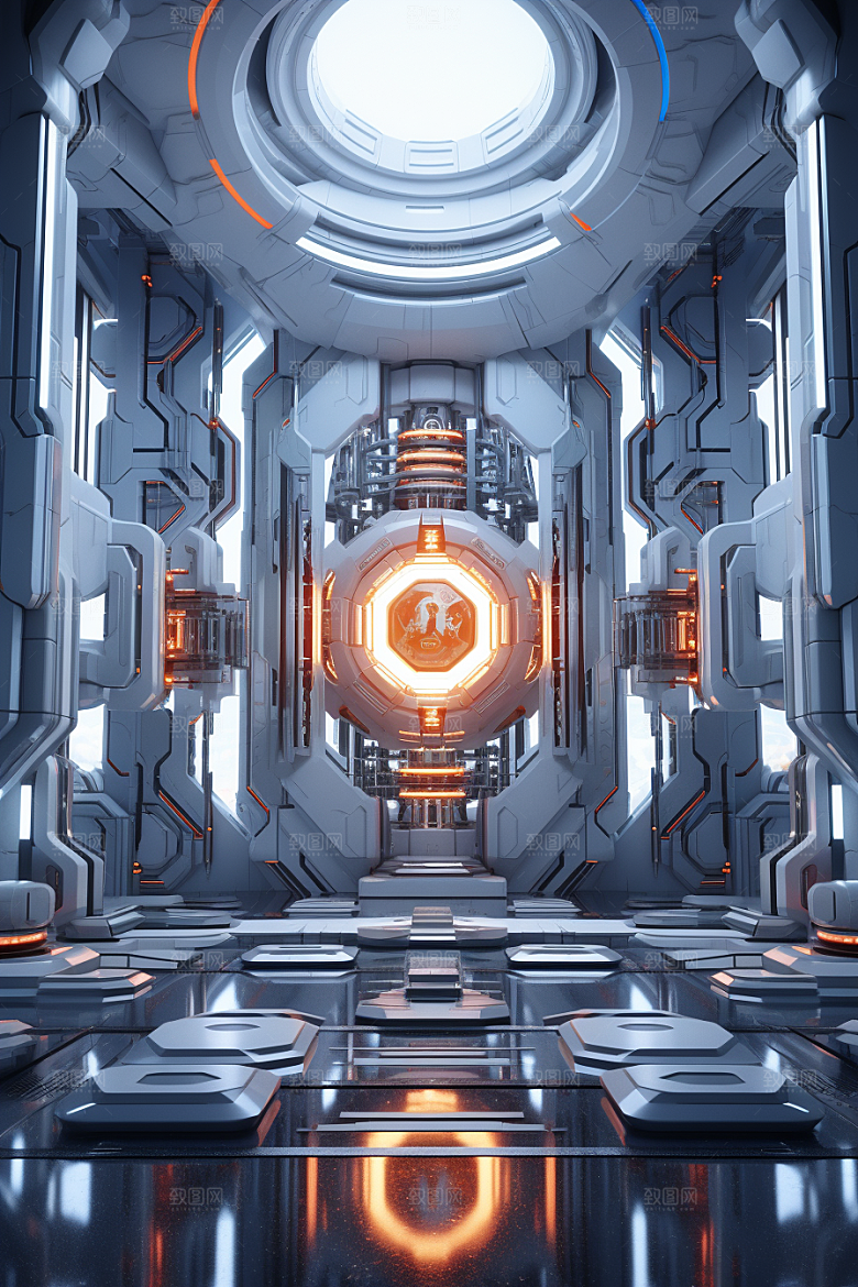 C4D科幻空间效果3D背景