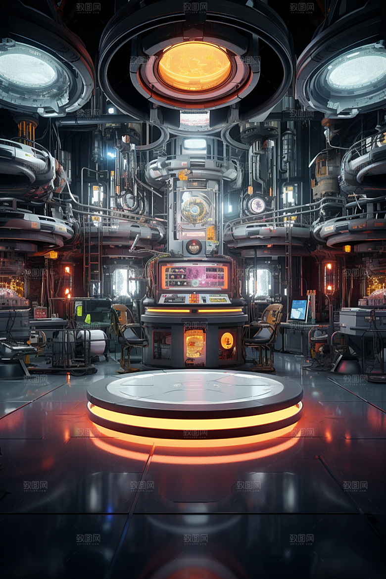 C4D科幻空间空间立体背景
