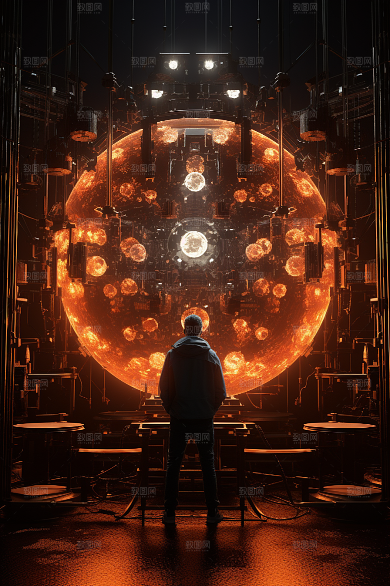 C4D科幻空间空间立体背景